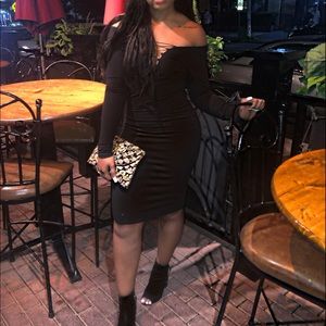 Sexy lace up (front and back) dress!